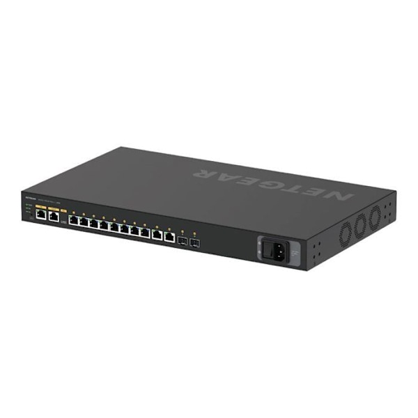 Switch - NETGEAR - M4250 - 10 portar - PoE++ - 24 portar Gigabit Ethernet Svart