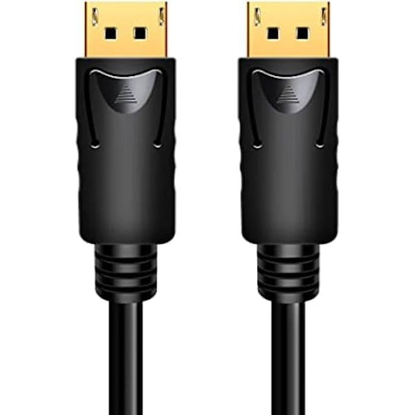 LOGILINK DisplayPort-kabel - DP/M till DP/M 4K/60Hz - Svart 2m - Multi Stream Audio/Video