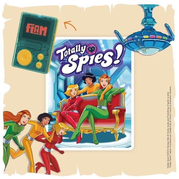 Educational Console - Totally Spies Box - Lunii - Interaktiv ljudbok från 9 år att lyssna på på FLAM