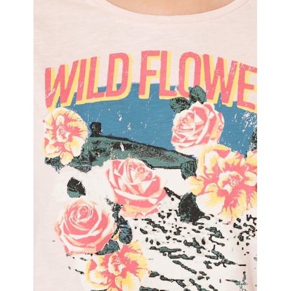 Supermom T-shirt - 1220013 - T-shirt SS Wild Flower T-shirt dam Kvällssand XS