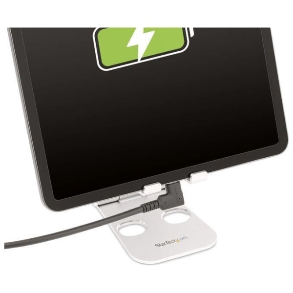 StarTech.com 1m Heavy Duty rätvinklig USB-C-kabel, USB 3.2 Gen 2 (10 Gbps), Full USB-C till C-dataöverföringssladd - MB