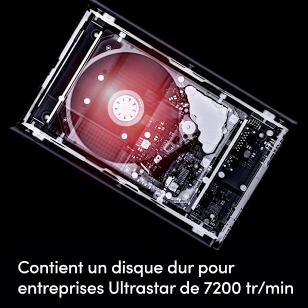 Extern hårddisk - G-DRIVE - G-DRIVE PRO - 12 To - USB 3.0 - Svart