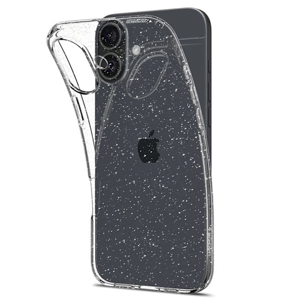 Coque Spigen Liquid Crystal Glitter för iPhone 16 Plus (transparent) Kristallkvarts