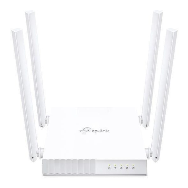 TP-Link Archer C24 Ac750 Dual Ap/Router Wifi Router, 4x Lan, 1x Wan/ 300mbps 2.4/ 433mbps 5ghz, Right To Plug, Indoor, A