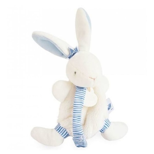 Täcke med nappklämma - DOUDOU ET COMPAGNIE - Sailor Rabbit - Blandat - Flerfärgad - Vit Flerfärgad