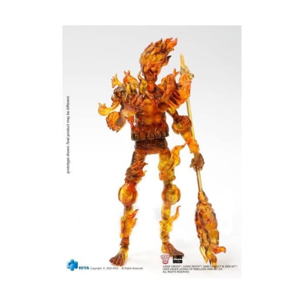 Hiya Toys - 2000 AD - Figur 1/18 Utsökt Mini Judge Fire 11 cm
