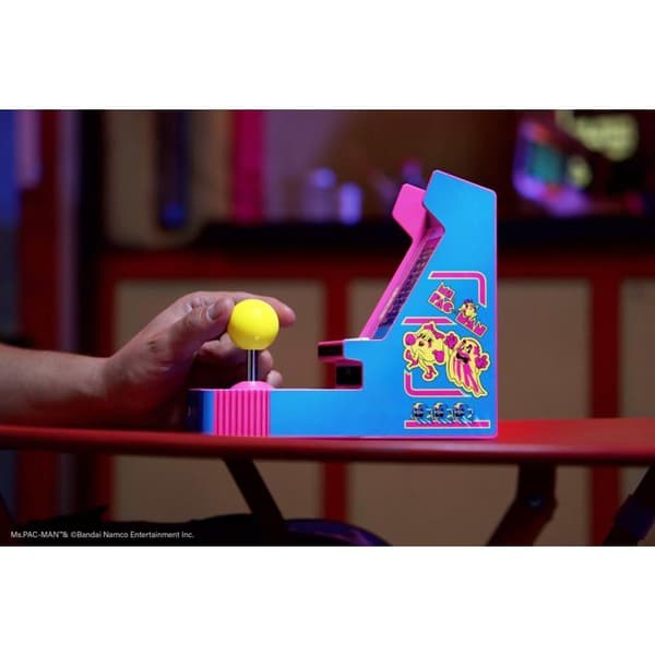 Min Arcade - Joystick Spelare Bärbar Ms. Pac-Man Ros