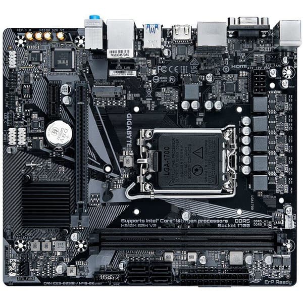 Moderkort - GIGABYTE - H610M S2H V2 DDR5 - Format Micro-ATX - Chipset Intel H610 - DDR5