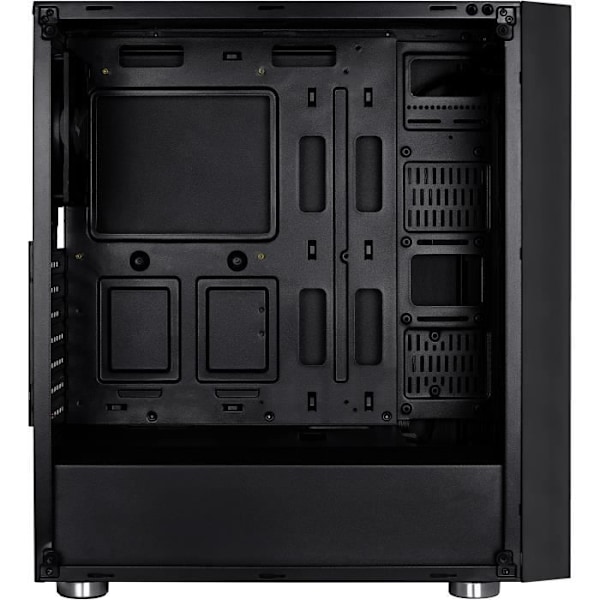 Aerocool Quartz REVO, Midi-Tower Case, PC, Stål, ATX, Micro-ATX, Mini-ITX, Svart, Gaming