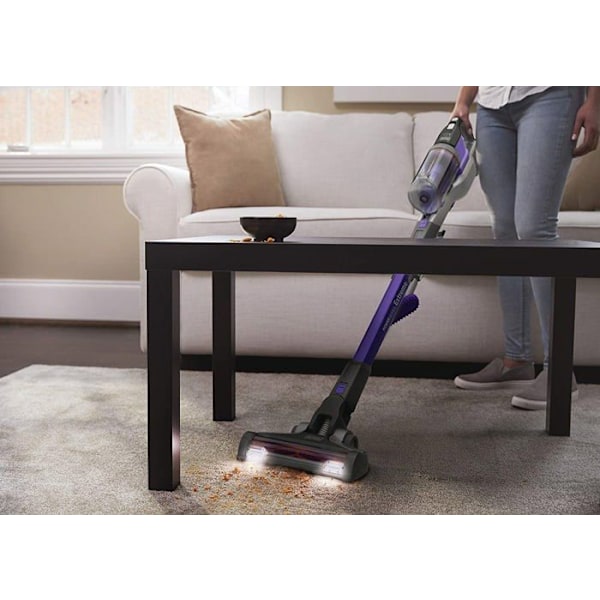 BLACK+DECKER BHFEV362DP-QW Sladdlös kvastdammsugare - 36V - 2Ah - 78 min. Autonomi - 750 ml - Lila