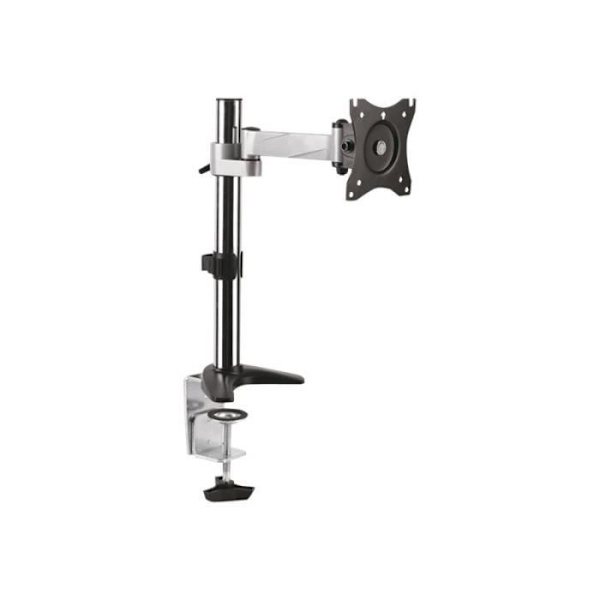 Monteringskit - Maclean - LCD-skärm 13-27 tum - Fäste med klämma - Justerbar arm - Silveraluminium