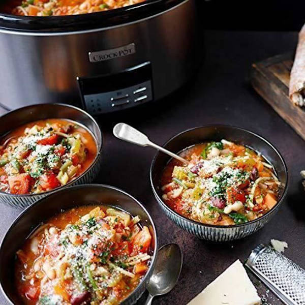 Digital slow cooker - CROCK-POT - 7,5 l - Ugnskompatibel - Rostfritt stål - Diskmaskin Rostfritt stål