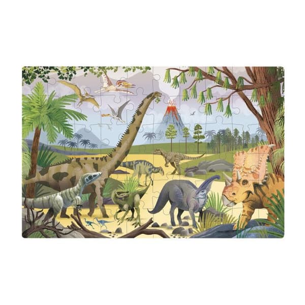 Pussel - Barn - 60 bitar - Dinosaurier - Apli Kids