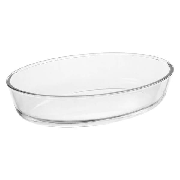 Oval platta med silikonlock 30x21cm "KeepEat" - 5five Grå