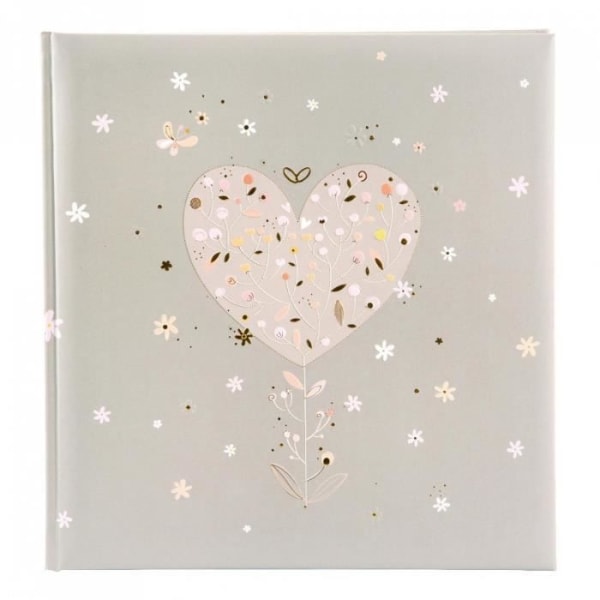 Fotobok - GOLDBUCH - Elegant Heart - 60 vita sidor - 240 foton - Omslag 30x31cm Beige
