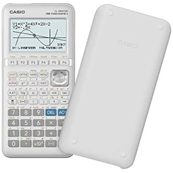 Grafisk miniräknare - Casio - FX-9860 GIII - Stort monokromt skärm - Bakgrundsbelysning - Minne 61 kram metalliskt silver