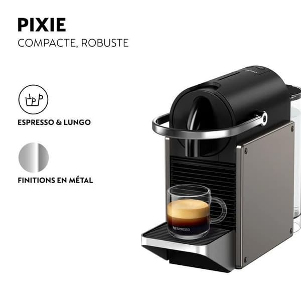 Maskin för kaffe Nespresso Krups Pixie Titane YY5290FD Titan