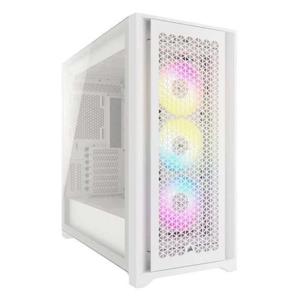 PC-chassi - CORSAIR - FRAME 5000D RS ARGB Airflow - Mid-tower - Vit - CC-9011310-WW