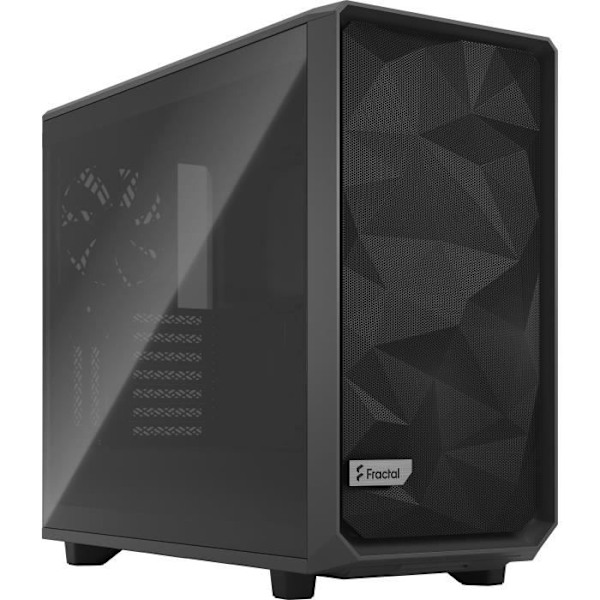 FRACTAL DESIGN PC CASE Meshify 2 - Klartonat härdat glas - Grå - Härdat glas - E-ATX-format (FD-C-MES2A-04)