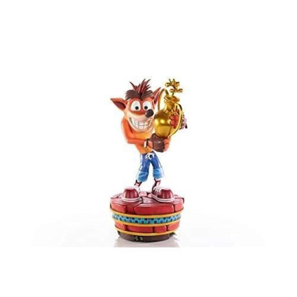 Staty - Första 4 Figurer - Crash Bandicoot - Resin - Röd - Begränsad Utgåva