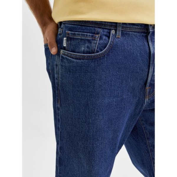 Jeans Selected Slhloose Kobe - mellanblå denim - 32x32