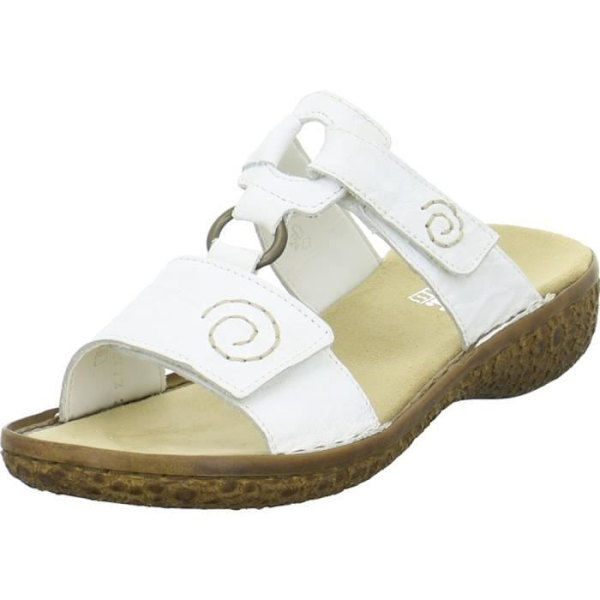 Flip Flops dam - Rieker V69N2 - Vit - Syntet Vit 39