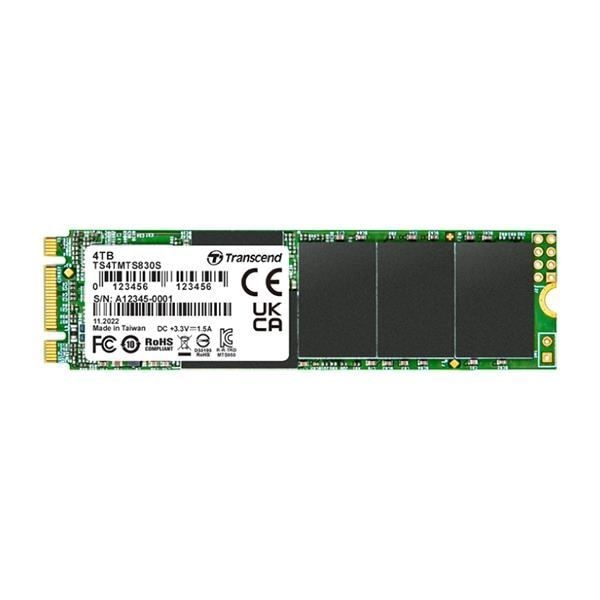 TRANSCEND MTS830S 4 TB M.2 2280 SATA III 6 GB-S intern solid state-enhet