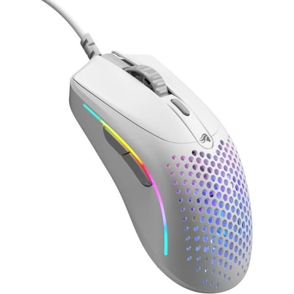 Souris Gaming - GLORIOUS - Modell O 2 Mini - Ultra lätt 49g - Sensor 26000 dpi - 6 programmerbara knappar Vit