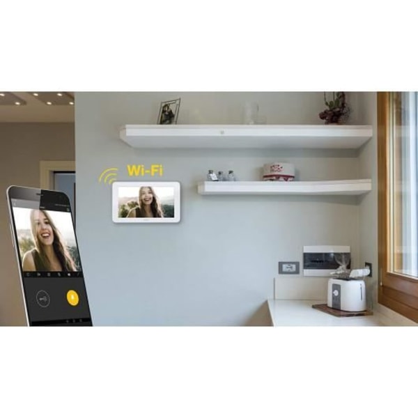 VIMAR K40945 enfamiljs videointercom kit - 7-tums pekskärm - ansluten - 6 ringsignaler