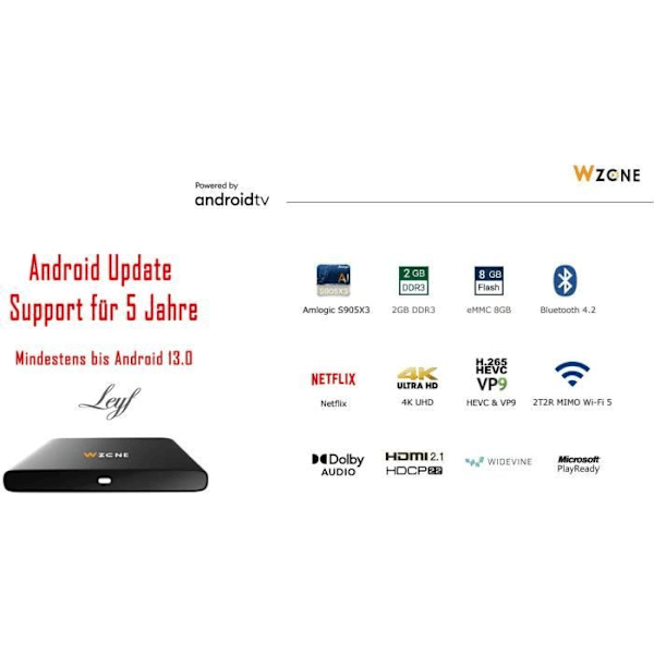 WZONE + CLAVIER OTT BOX ANDROID