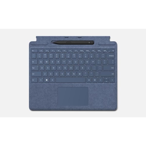 Tangentbord - Microsoft - Surface Pro X, 8 och 9 - Blå Saphir - Bluetooth - Med stylus