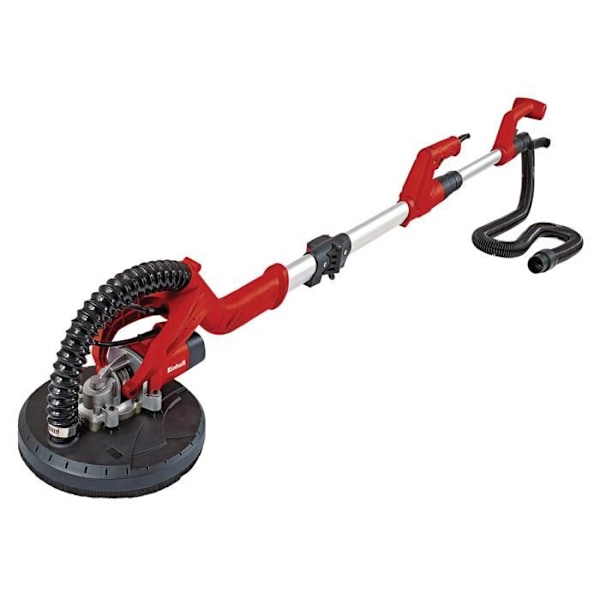 Einhell Ponceuse girafe TC-DW 225 (600 W, kabel 4M, teleskopiskt handtag 165 cm) Levereras i en låda med 6 sliprondeller 225 mm Röd