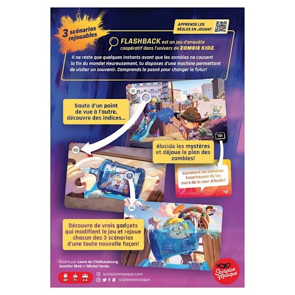 Flashback Zombie Kidz - Brädspel Flerfärgad