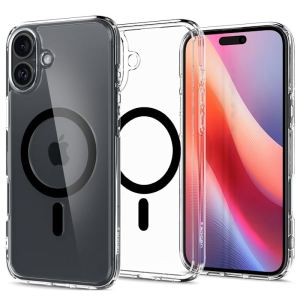 Coque Spigen Ultra Hybrid MagSafe för iPhone 16 Plus (Svart) Svart