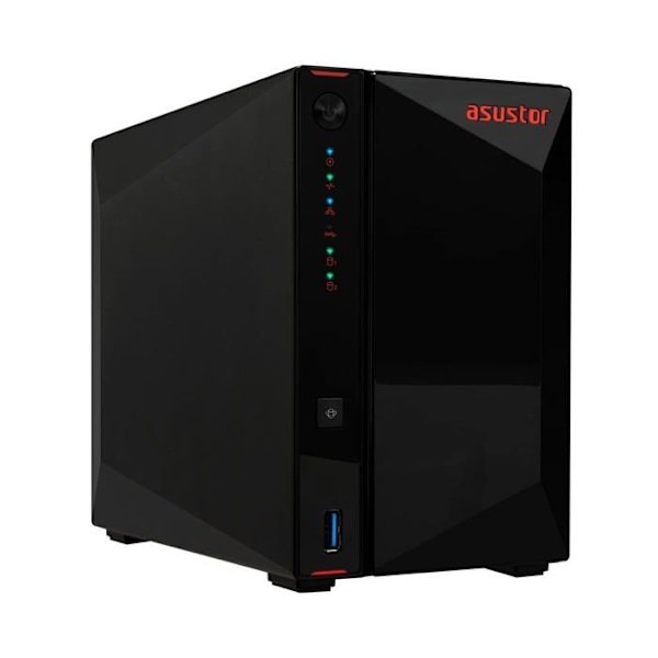 ASUSTOR AS5402T NIMBUSTOR 2 GEN2 - 2-BAY NAS-SERVER, QUAD-CORE 2.0G Svart
