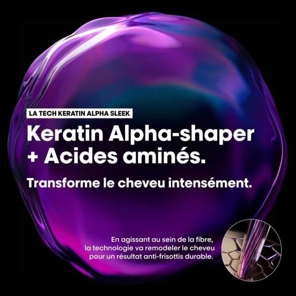 Serie Expert Keratin Alpha Sleek Schampo 500 ml E4566000