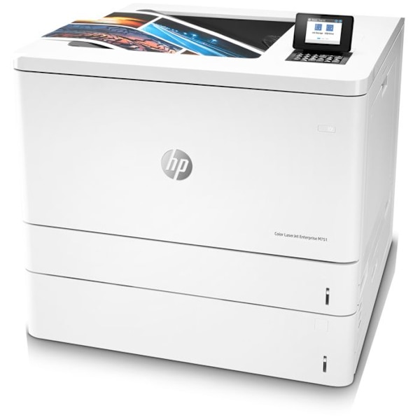 HP Color LaserJet Enterprise M751dn-skrivare - Laser/LED - Automatisk dubbelsidig utskrift - Vit Vit
