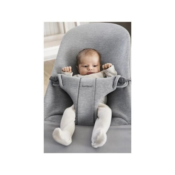 Bliss Solstol - BABYBJORN - Ljusgrå - 3D-tröja - Soft Friends Toy - Skalbar grå