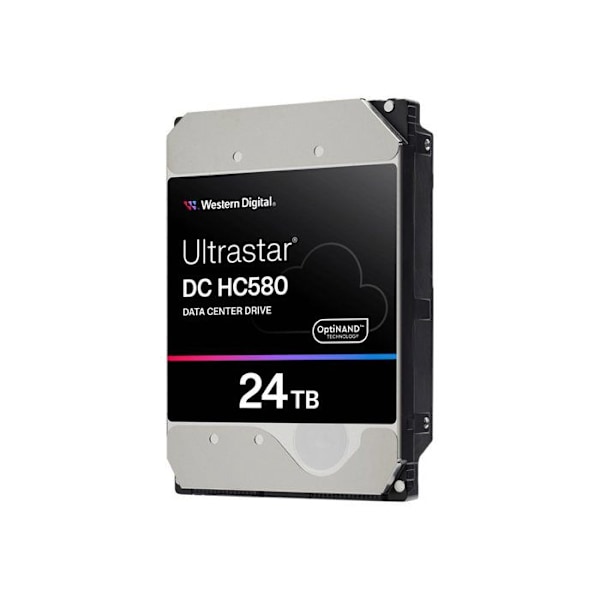 WD Ultrastar DC HC580 WUH722424AL5204 - hårddisk - datacenter - 24 To - SAS 12Gb/s