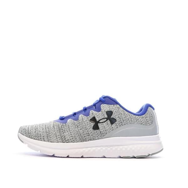 Grå/blå löparskor för män Under Armour Charged Impulse Grå 45 1/2