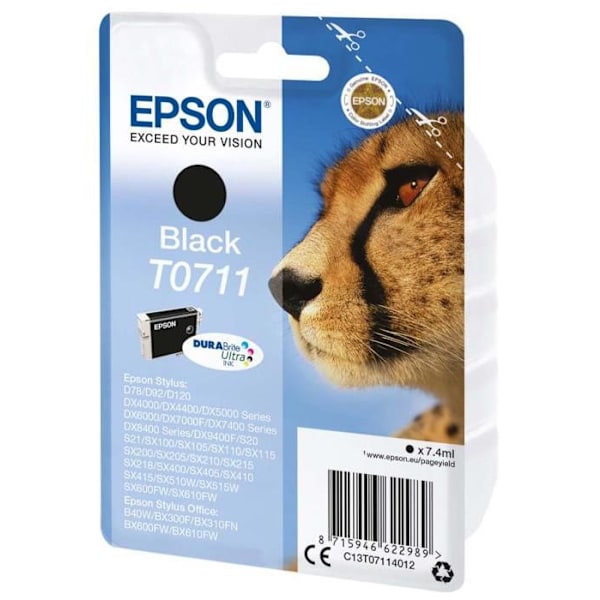 EPSON bläckpatron - Svart - Bläckstråle - 240 sidor