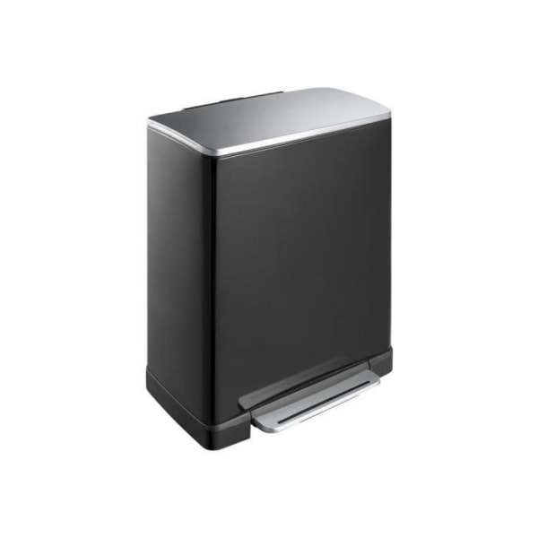 EKO E-Cube Pedal Bin 50L Matt Svart