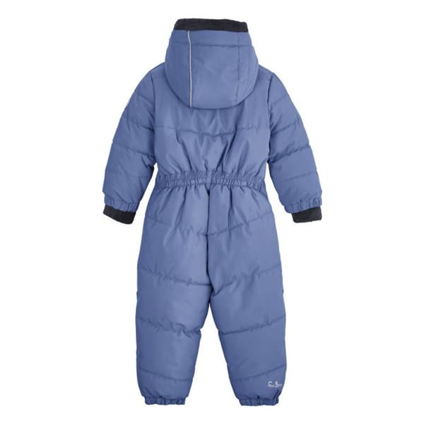 Barnpuffad kombination - Killtec FIOW 20 - Blå - Vattentät 10 000 mm - Falsk pälsfoder mörk denim