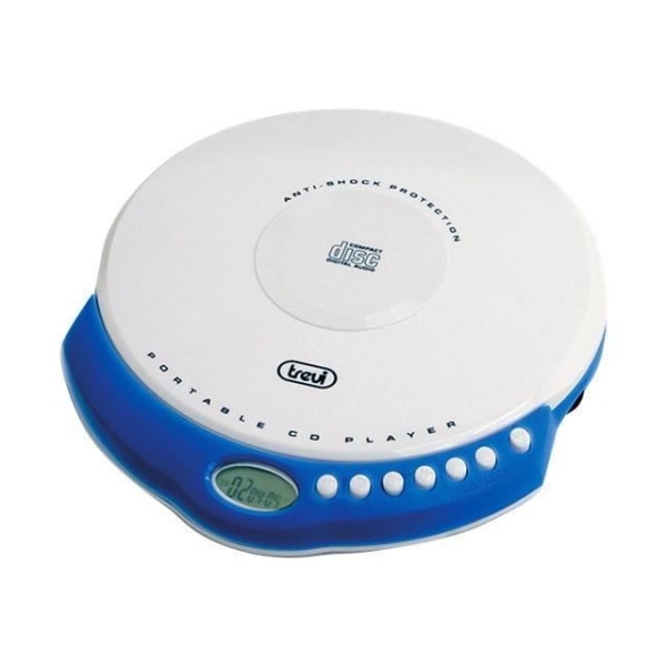 Trevi CMP 498 Bärbar CD Mp3-spelare - Vit - LCD-skärm - CD / MP3-spelare
