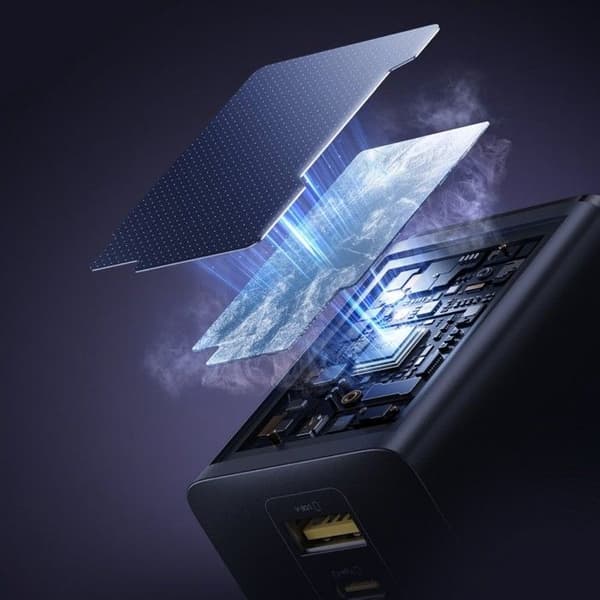 Baseus EnerFill FE11 100W 2xUSB-C + USB-A Svart