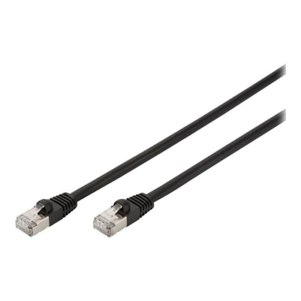 DIGITUS Professional RJ-45(M) till RJ-45(M) Patch-sladd 1m SFTP CAT 6 Booted Outdoor No Hook Black