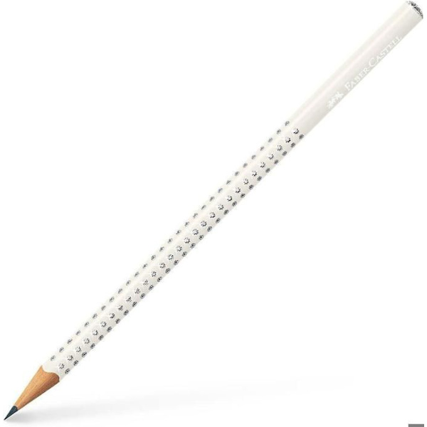Grafitkritor - Faber-Castell - Rosa/kokosnöt-set - 2 x kritor - 1 x suddgummi - 1 x blyertssuddig Flerfärgad