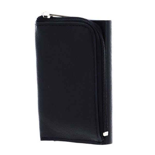 PIQUADRO Black Square kreditkortsfodral med RFID - Svart - Läder - 6,5 x 10 x 2,5 cm Svart