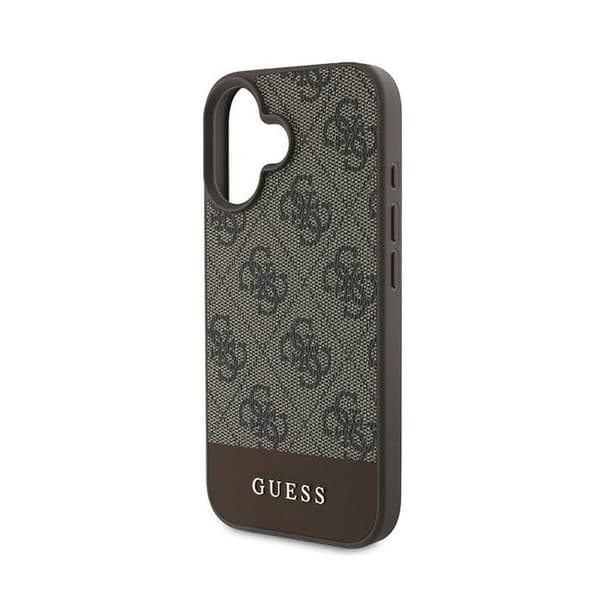 Hårdskal Guess för iPhone 16 Plus 6.7 med nedre band med logotyp