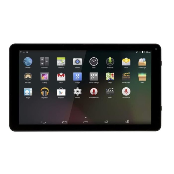 Denver Electronics TAQ-10253 Tablet - 10,1" - 16 GB - Android 8,1 GB utgåva - Svart